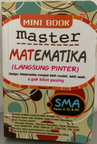 Image of Mini Book Master Matematika (Langsung Pinter) : Belajar Matematika Menjadi Lebih Mudah, Lebih Asyik, & Gak Bikin Pusing
