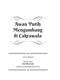 Image of Awan Putih Mengambang di Cakrawala