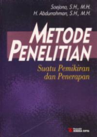 Image of METODE PENELITIAN (Suatu Pemikiran & Penerapan)