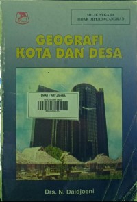 Image of Geografi Kota dan Desa