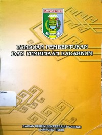 Image of Panduan Pembentukan dan Pembinaan Kadarkum
