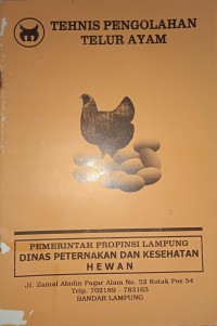 Image of Tehnis Pengolahan Telur Ayam