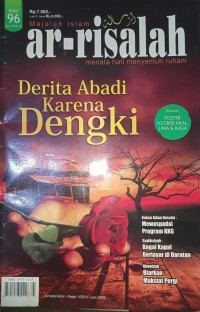 Image of Majalah Islam Ar-Risalah Menata Hati Menyentuh Ruhani : Derita Abadi Karena Dengki
