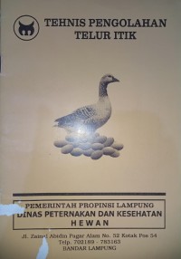 Image of Tehnis Pengolahan Telur Itik