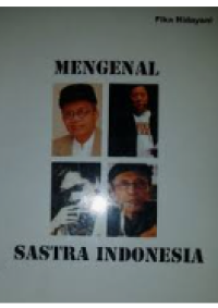 Image of Mengenal sastra Indonesia